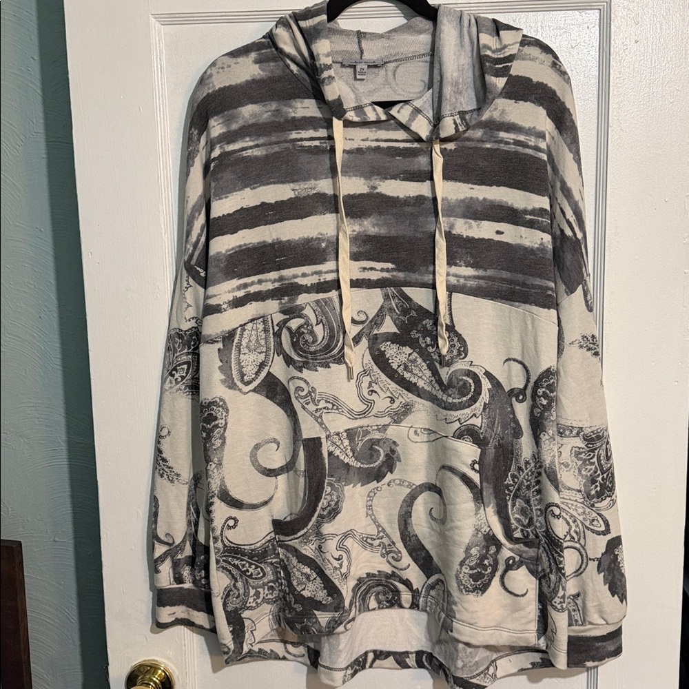 White Birch light weight hoodie - Picture 2 of 3